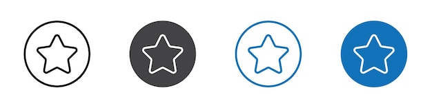 El icono de la estrella es plano y se puede editar.