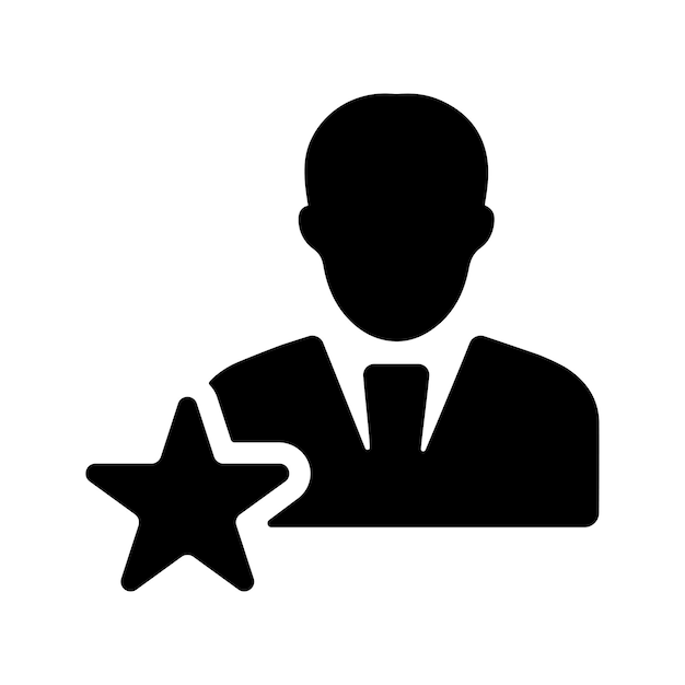 El icono de la estrella de gestión favorita