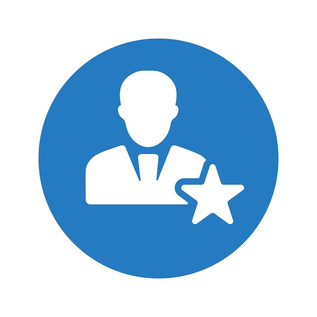 El icono de la estrella de gestión favorita
