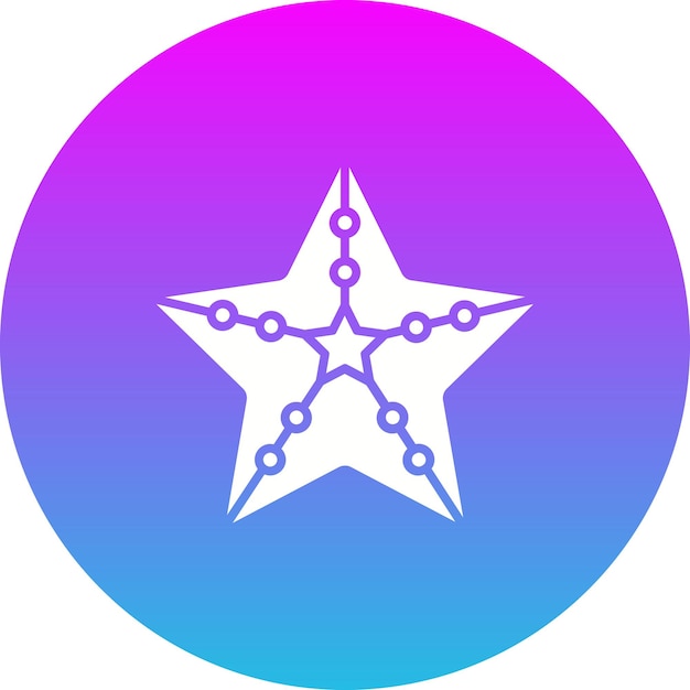 El icono de la estrella de mar