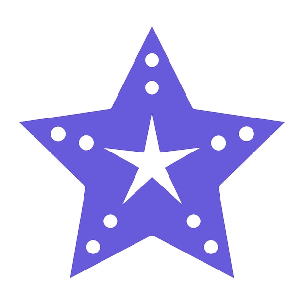 El icono de la estrella de mar