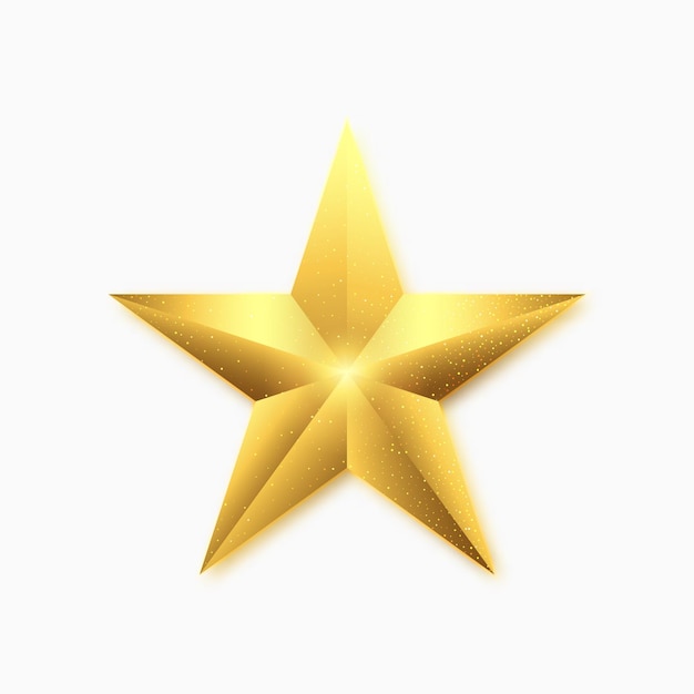 Vector icono de estrella para proyectos de diseño gráficoestrella dorada brillante