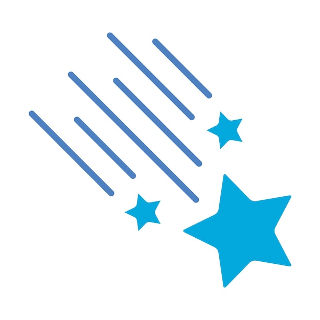 Icono de las estrellas fugaz