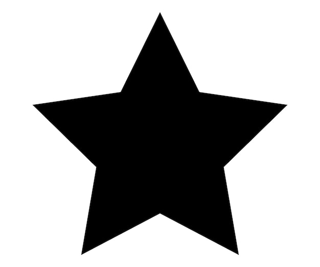 Icono de estrellas negras