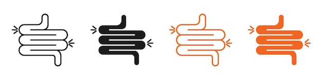 El icono del estreñimiento intestinal