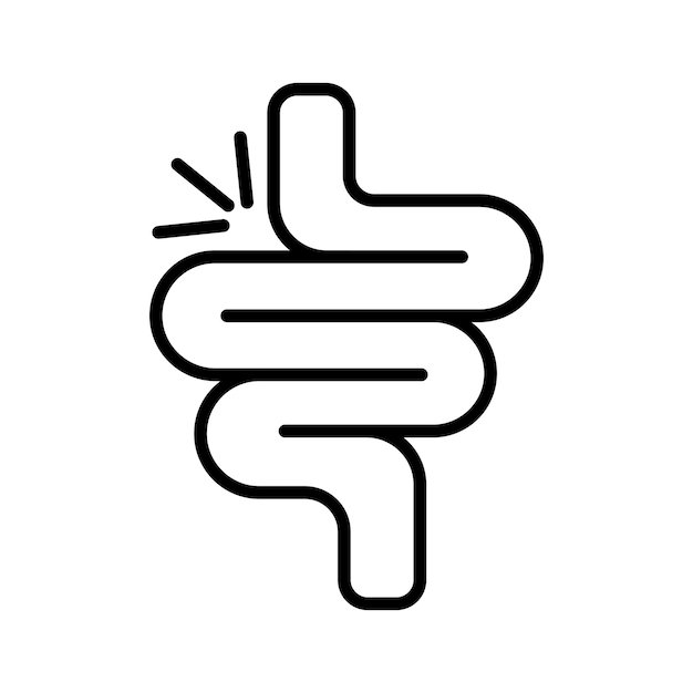 El icono del estreñimiento intestinal