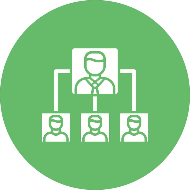 Ícono de la estructura de la organización