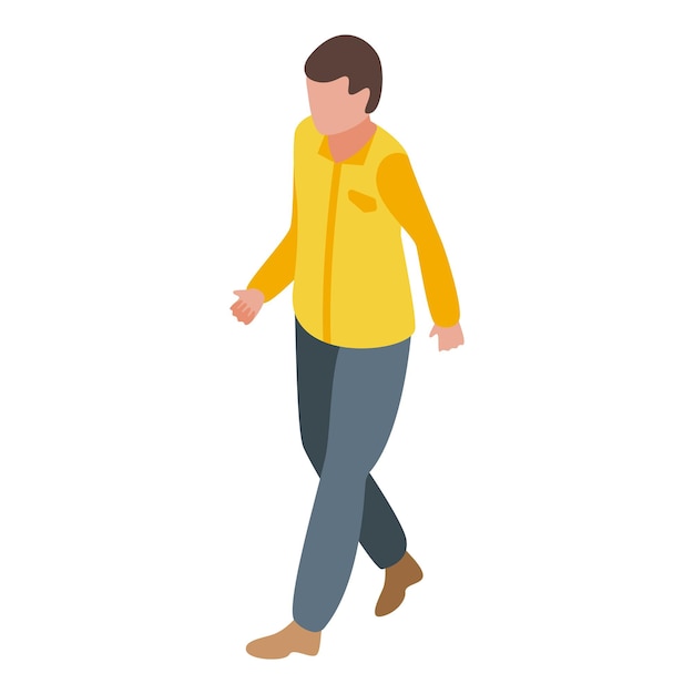 Icono de estudiante indio Isométrico del icono de vector de estudiante indio para diseño web aislado sobre fondo blanco