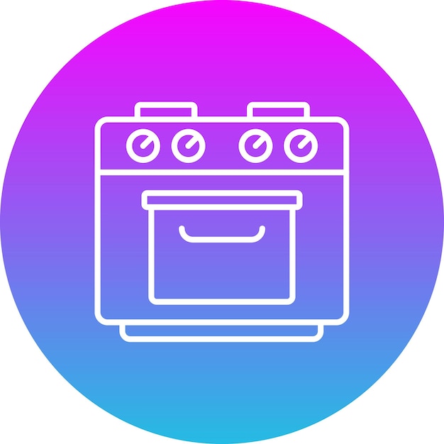 Icono de la estufa de gas