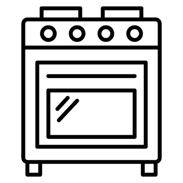 Icono de la estufa de gas