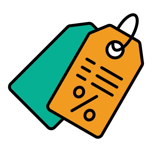 Ícono de la etiqueta de descuento