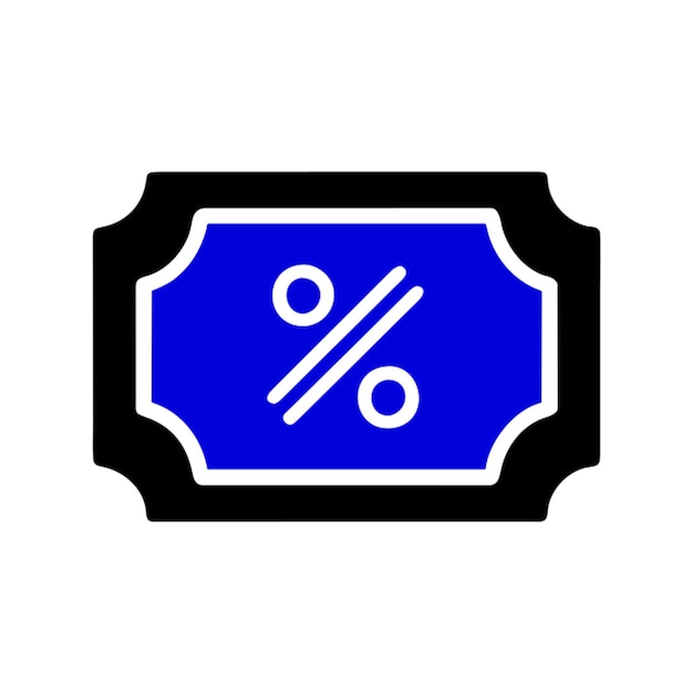 icono de la etiqueta de la insignia de descuento de venta