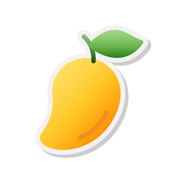 Icono de etiqueta de mango ilustración vectorial