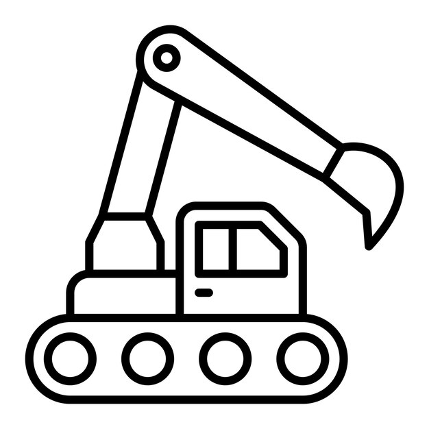 Icono de la excavadora
