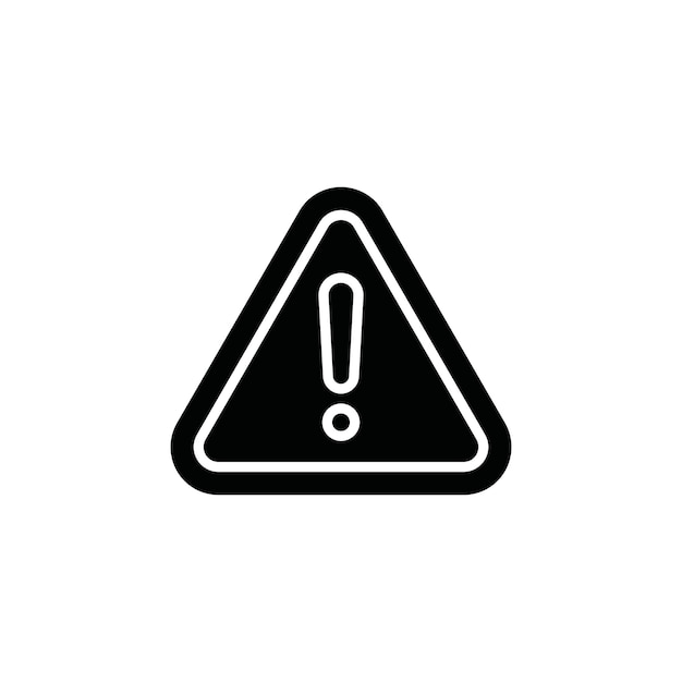 Icono de exención de responsabilidad Ilustración de línea delgada plana vectorial