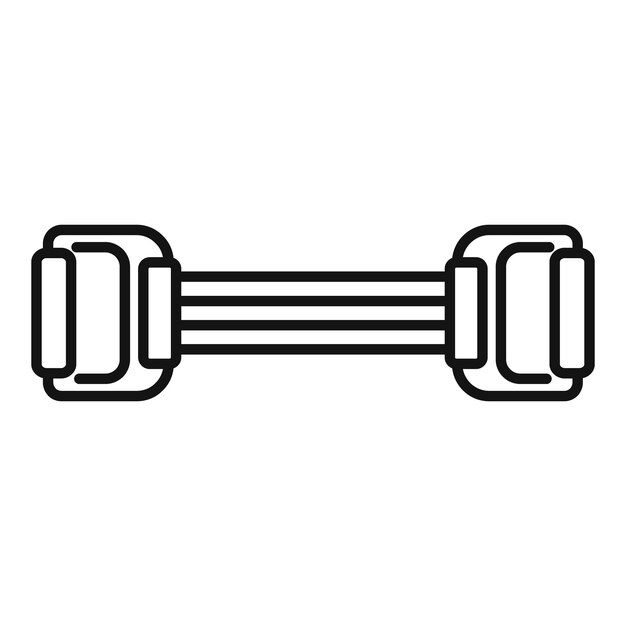 Icono de expansor elástico para aplicaciones deportivas y de fitness