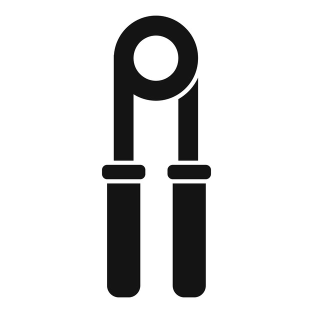 Icono de expansor de mano vector simple Fisioterapeuta Atención clínica