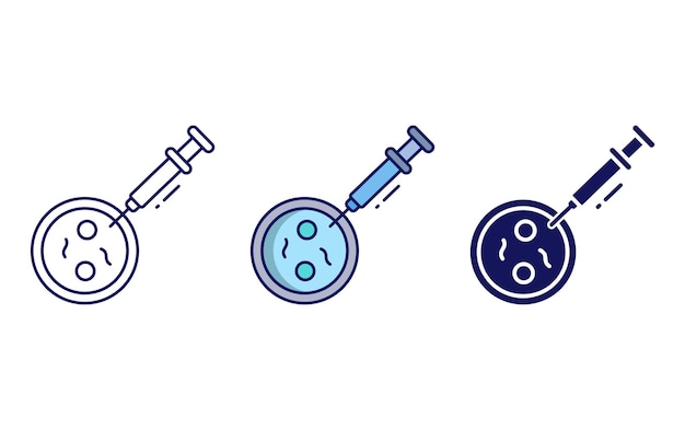 Icono de experimento de microbiología