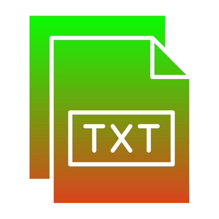 Vector ícono de extensión de archivo