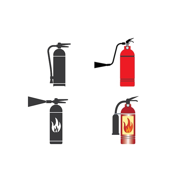 Vector icono de extintor de incendios