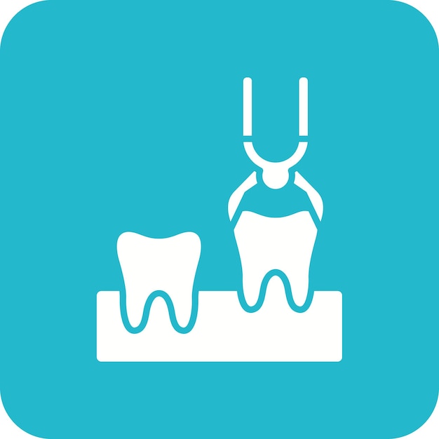 Icono de extracción de dientes
