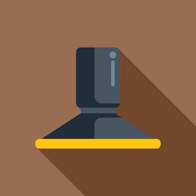 Icono de extractor de cubierta de cocina moderno que elimina el vapor