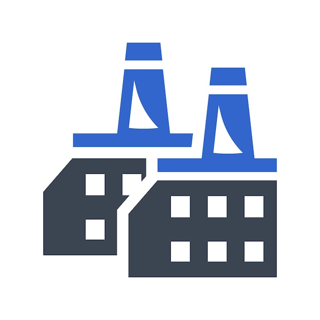 Icono de la fábrica industrial
