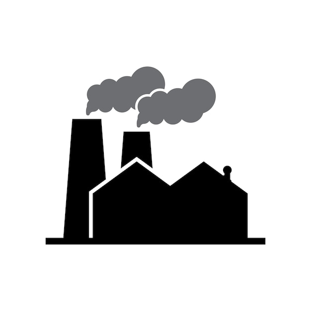 Icono de fábrica industrial
