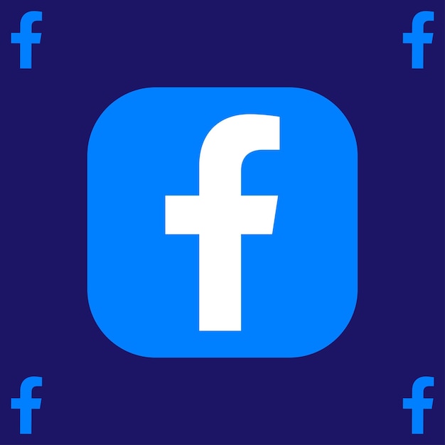 Vector icono de facebook