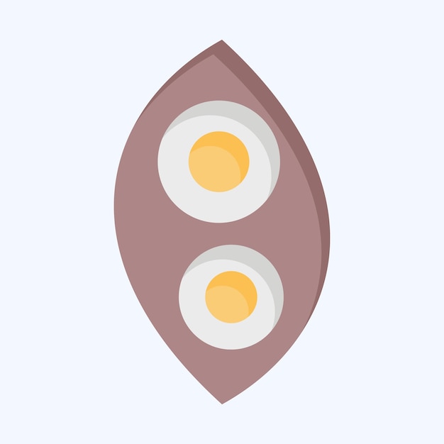Icono Faros relacionados con piezas de repuesto símbolo estilo plano diseño simple editable