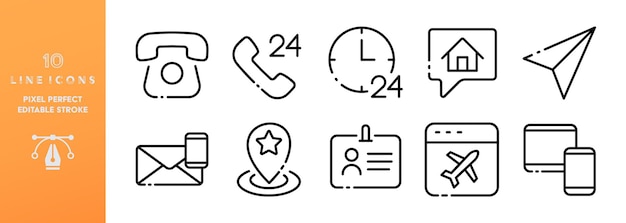 Icono de fecha de caducidad Fecha de almacenamiento de mercancías después de la despresurización de la apertura del embalaje de latas tiempo de almacenamiento de alimentos enlatados de 1 a 10 meses Icono de línea vectorial sobre fondo blanco