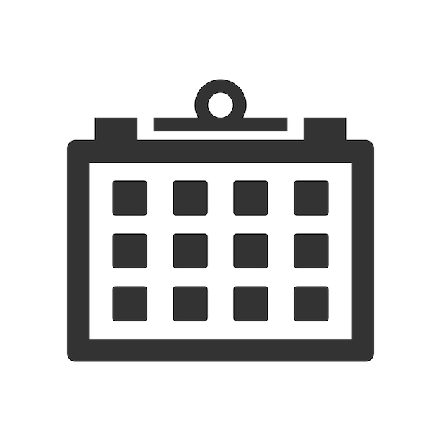Icono de la fecha del calendario