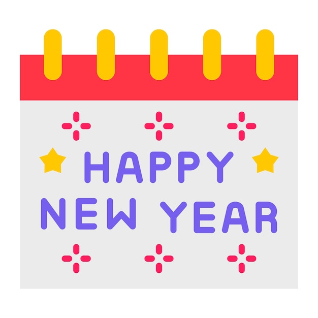 Icono de Feliz Año Nuevo