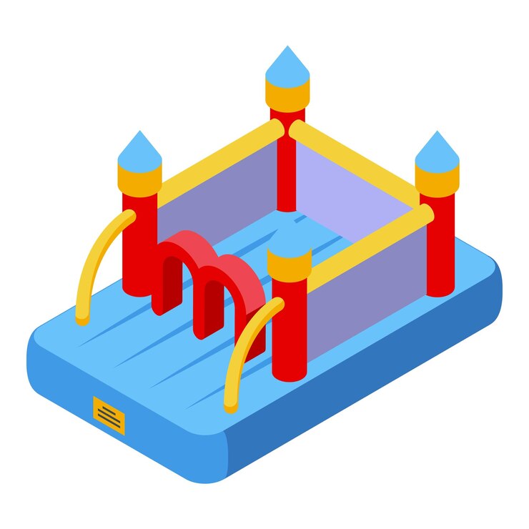 Vector icono de fiesta para niños vector isométrico lindo divertido niño feliz