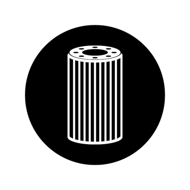 El icono del filtro de aceite