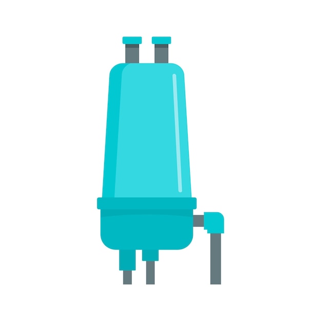 Icono de filtro de riego Ilustración plana del ícono vectorial del filtro de riegos para el diseño web