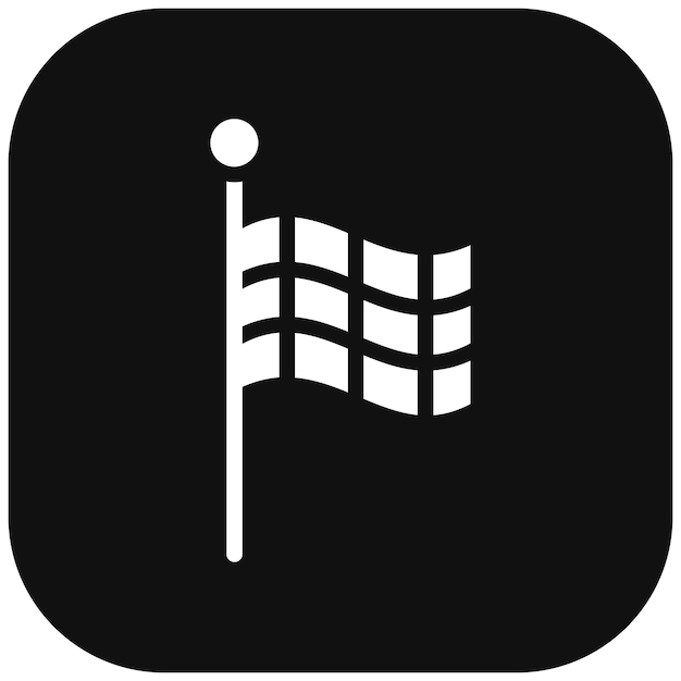 Icono de finalización de la carrera