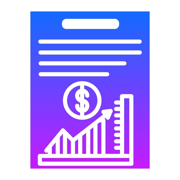 Icono de financiación de acciones