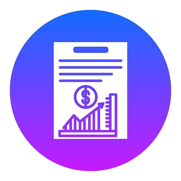 Icono de financiación de acciones