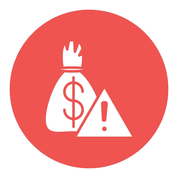 El icono de financiación de la deuda