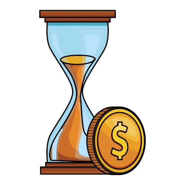 Icono de finanzas reloj de arena