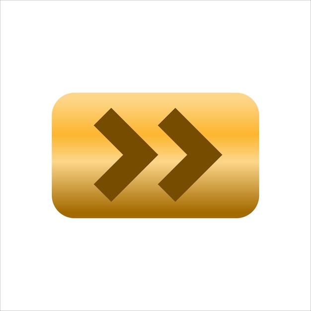 icono de flecha 3d aislado