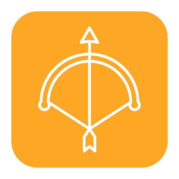 Icono de flecha del arco