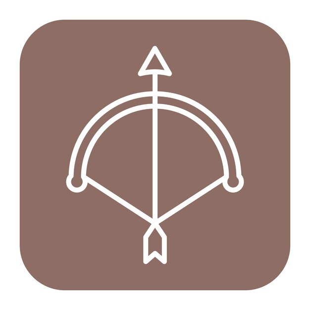 Icono de flecha del arco