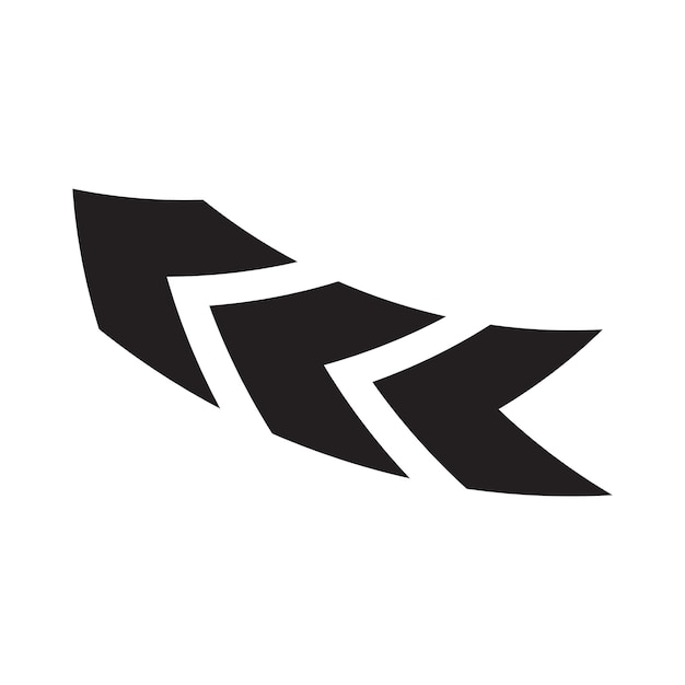 icono de flecha chevron doodle línea negra aplicación de diseño gráfico logox9