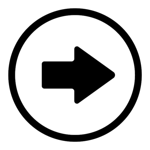Icono de flecha Flecha simple moderna o cursor Flecha direccional estilo plano aislado sobre fondo blanco Ilustración vectorial