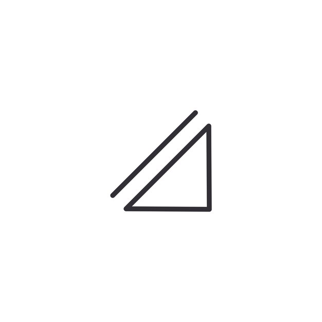Icono de flecha de salto Símbolo multimedia icono vectorial simple moderno para diseño de sitios web aplicación móvil ui