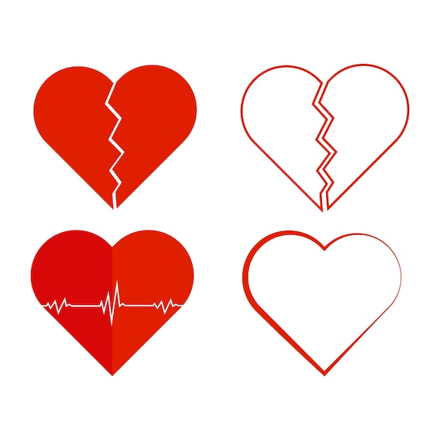 Icono de la flecha de Valentín del vector del corazón