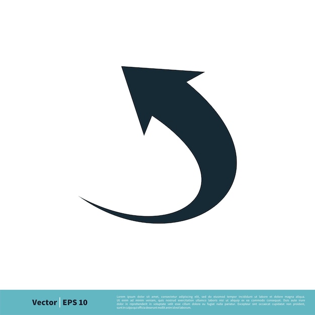 Icono de flecha Vector Logo Plantilla Ilustración Diseño Vector EPS 10