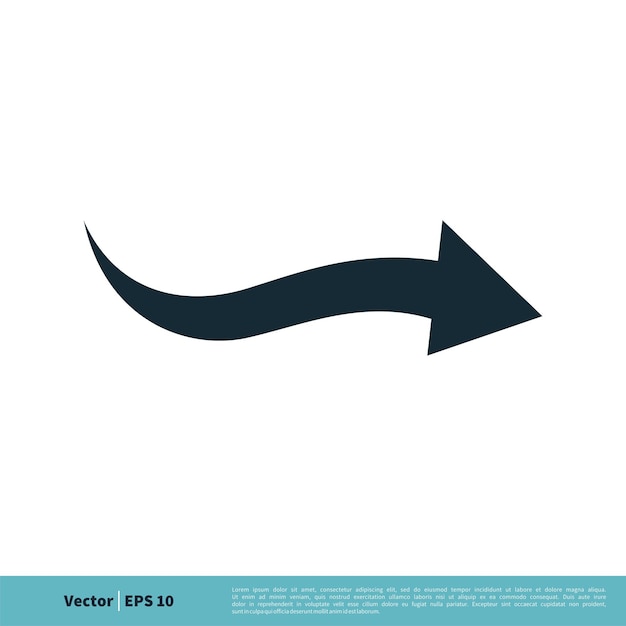 Icono de flecha Vector Logo Plantilla Ilustración Diseño Vector EPS 10